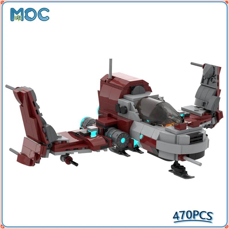 MOC Building Blocks Flash Pillar BC1 Fighters Set 470PCS Building Bricks MOC - ToylandEU