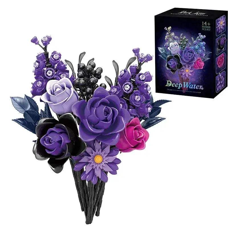 MOC Building Blocks Flower Bouquet Set For Kids Educational And Decor - ToylandEU