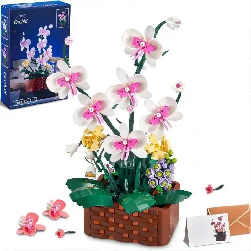 MOC Building Blocks Flower Bouquet Set For Kids Educational And Decor - ToylandEU