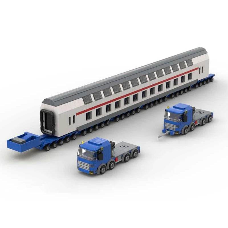 MOC Building Blocks Heavy Transport Passenger Wagon 2273PCS Building Bricks MOC - ToylandEU