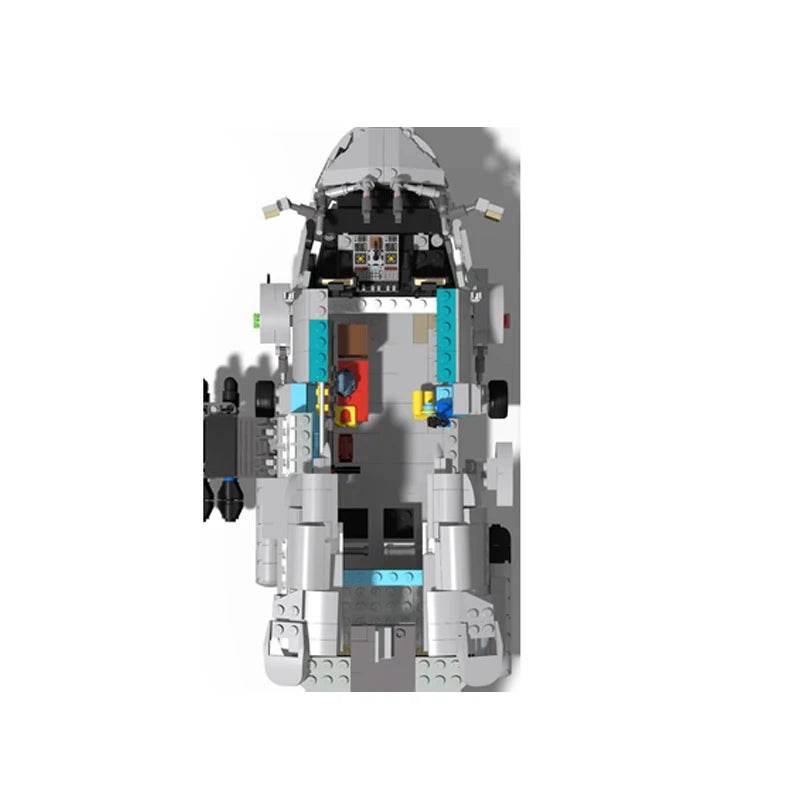 MOC Building Blocks Helicopter Aircraft Model HH-60H Recued Hawk 1359PCS Creative DIY Toys Building Bricks MOC - ToylandEU