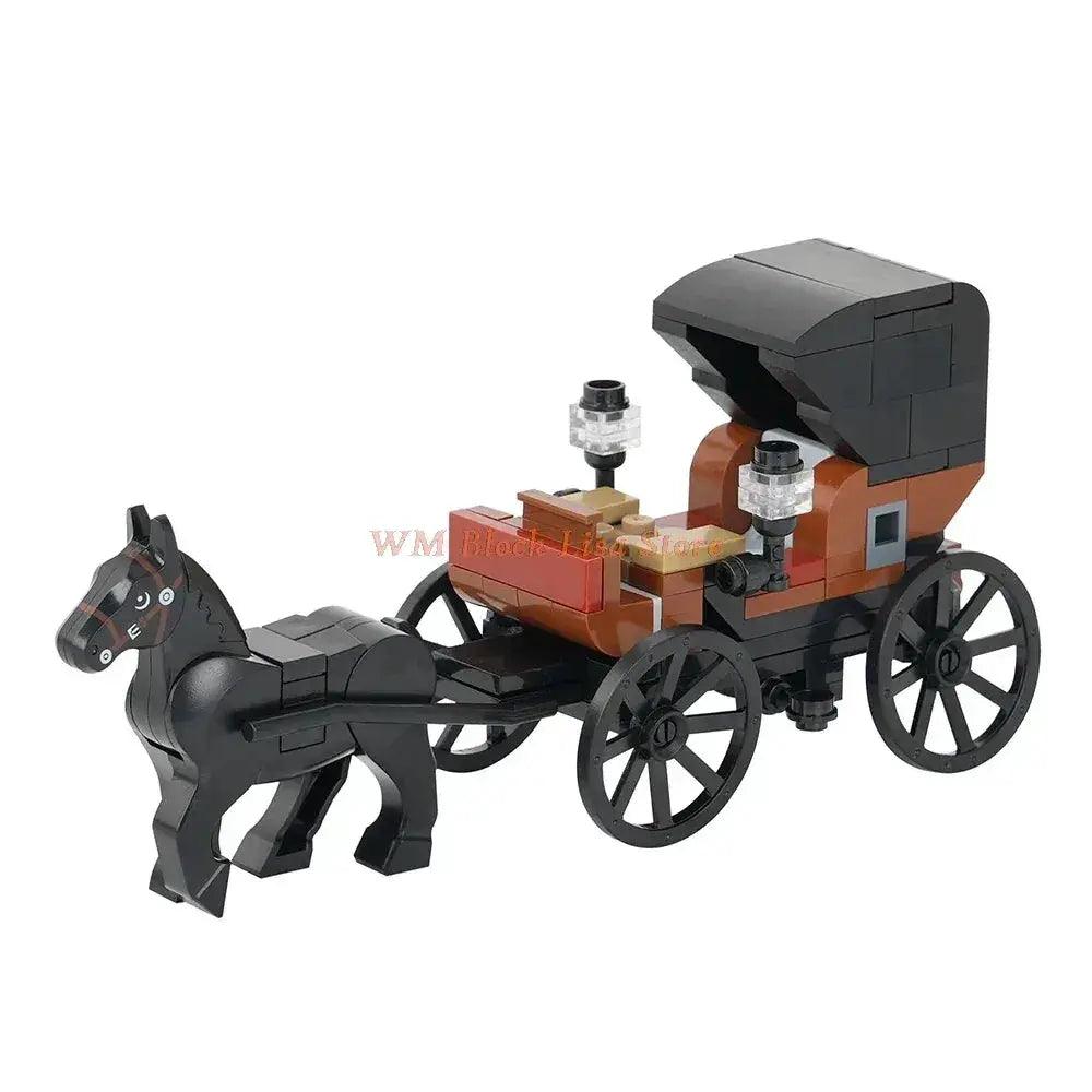  MOC Building Blocks Horse Carriage Set Educational Gift -  ToylandEU™