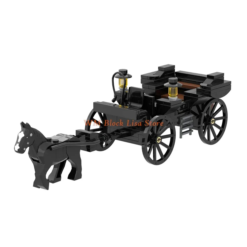MOC Building Blocks Horse Carriage Set For Friends Fans - ToylandEU