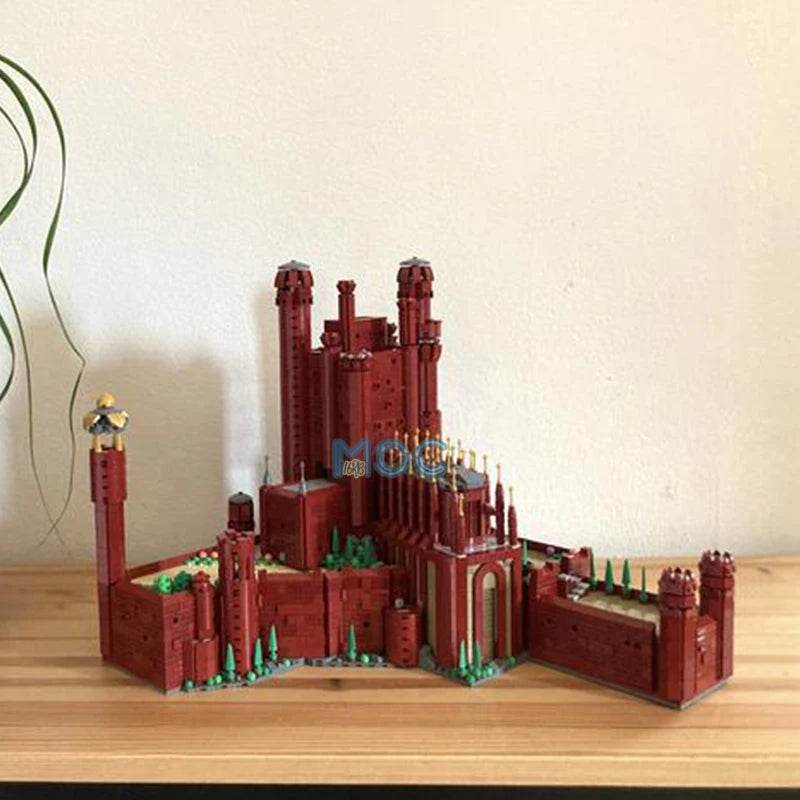 MOC Building Blocks Medieval The Red Keep Castle Model 4582PCS Building Bricks MOC - ToylandEU
