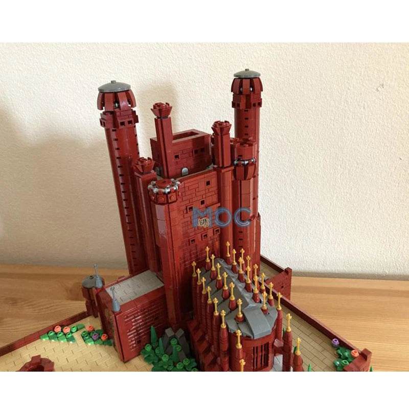 MOC Building Blocks Medieval The Red Keep Castle Model 4582PCS Building Bricks MOC - ToylandEU