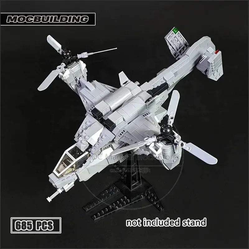 MOC MOC Building Blocks Military DIY Spaceplane Falcon Kit - ToylandEU