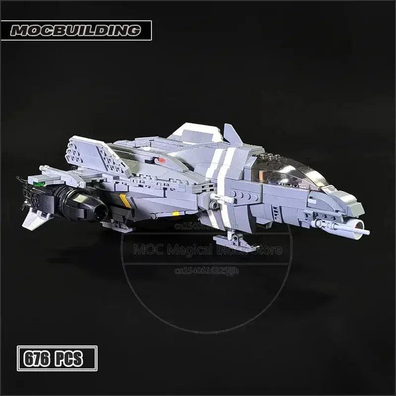 MOC Building Blocks Military Spaceplane Kit Realistic -  ToylandEU™