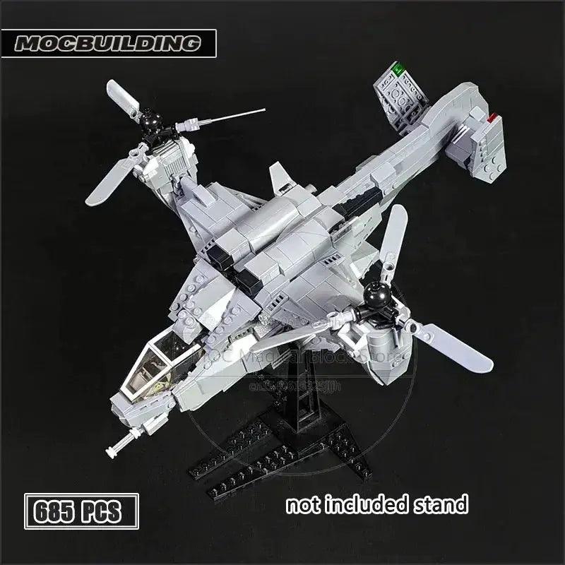  MOC Building Blocks Military Spaceplane Kit Realistic -  ToylandEU™