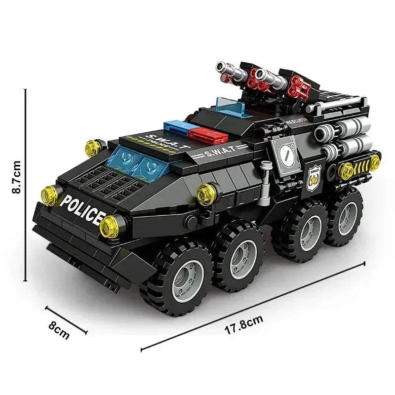  Building Blocks Military Tank Construction Set Hands On -  ToylandEU™