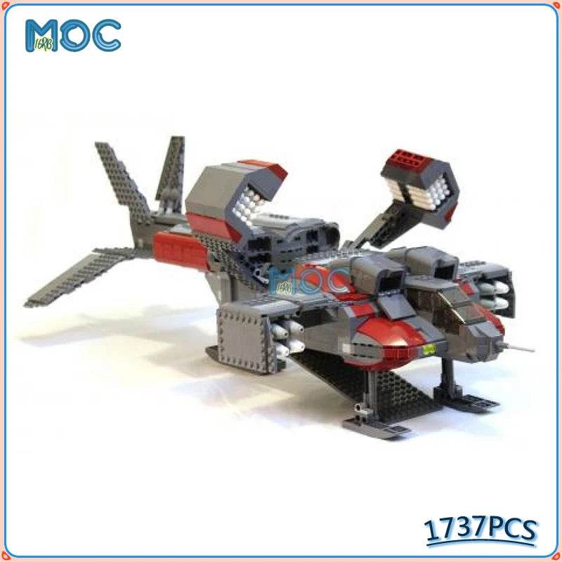 MOC Building Blocks Mini Scale Fighter Model 1737PCS Building Bricks MOC - ToylandEU