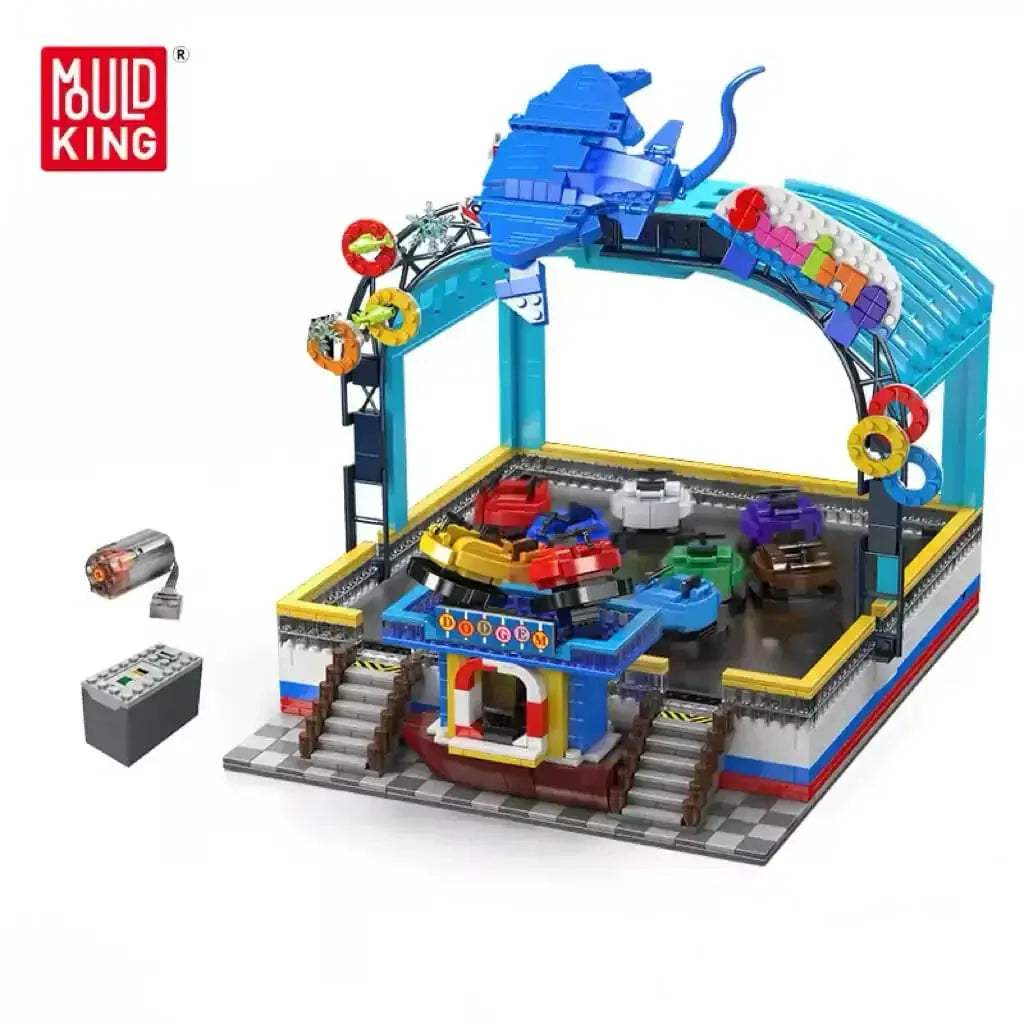 MOC Building Blocks Motorized Bumper Boats Educational Set For Kids - ToylandEU