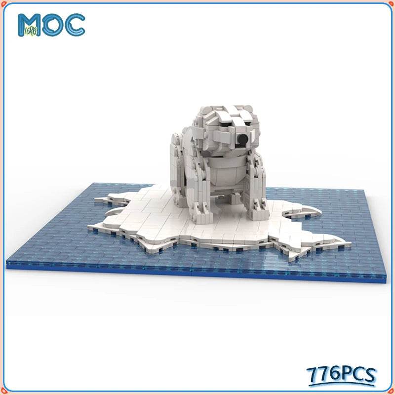 MOC Building Blocks Polar Bear Ice Floe Model DIY 776PCS Building Bricks MOC - ToylandEU