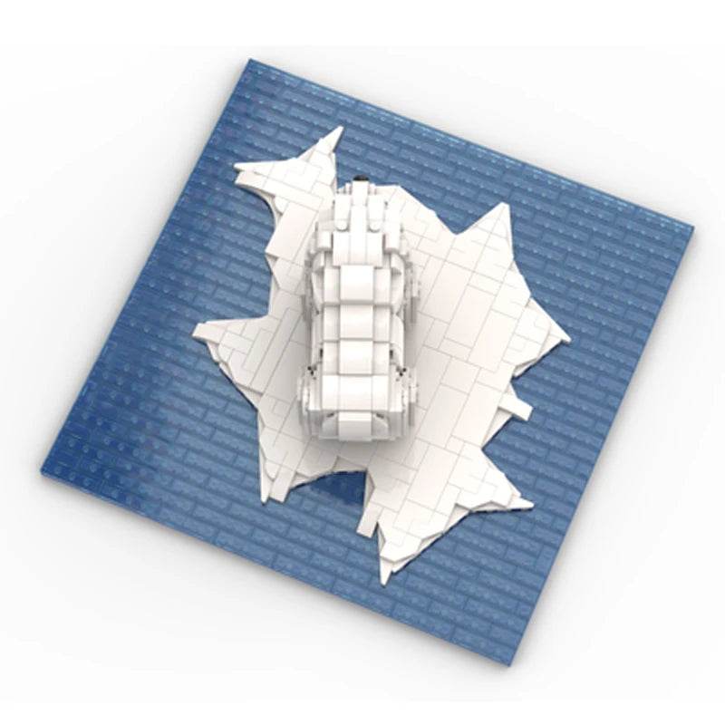 MOC Building Blocks Polar Bear Ice Floe Model DIY 776PCS Building Bricks MOC - ToylandEU