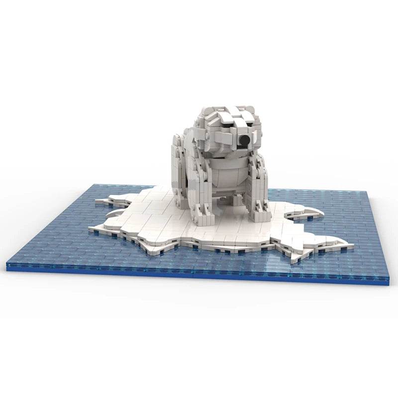 MOC Building Blocks Polar Bear Ice Floe Model DIY 776PCS Building Bricks MOC - ToylandEU