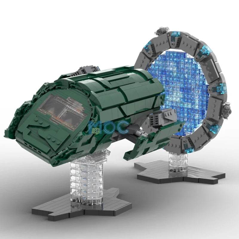 MOC Building Blocks Puddle Jumper Spaceship DIY Assemble Bricks Building Bricks MOC - ToylandEU