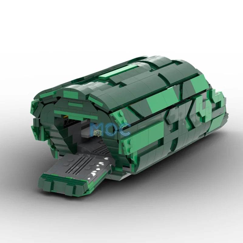 MOC Building Blocks Puddle Jumper Spaceship DIY Assemble Bricks Building Bricks MOC - ToylandEU