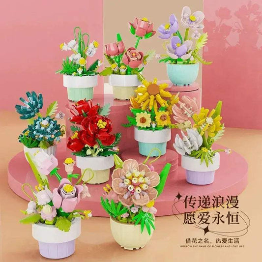  Building Blocks Rose Bouquet Lego Compatible -  ToylandEU™