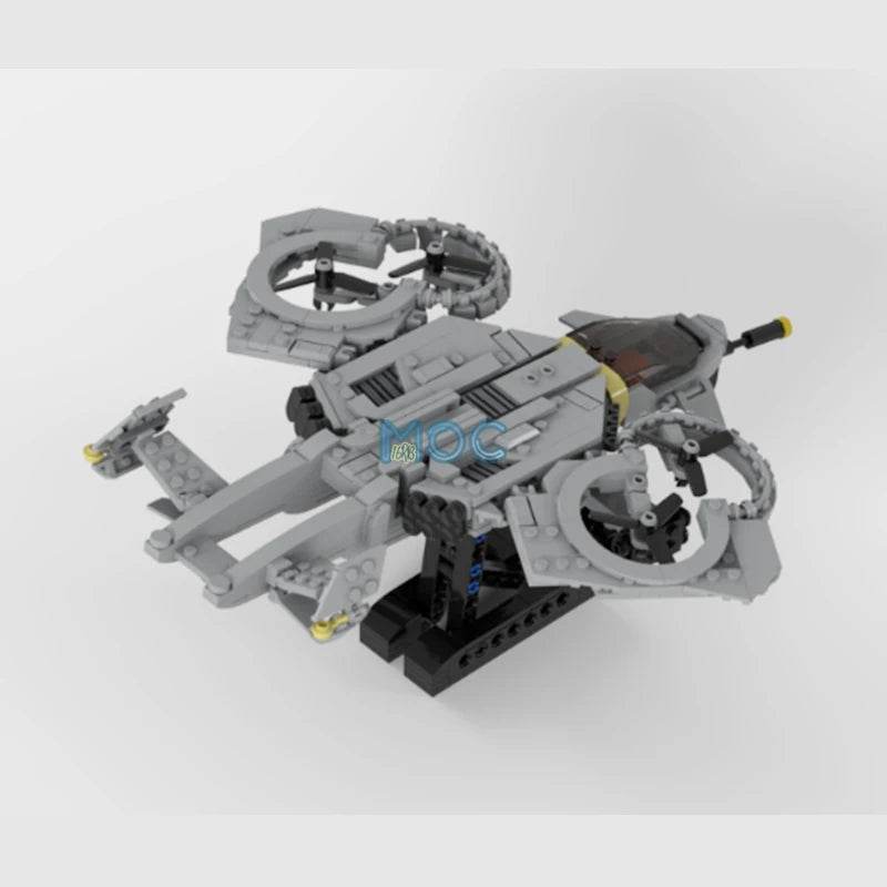 MOC Building Blocks Seawasp Plane Fighter 740PCS Set Building Bricks MOC - ToylandEU