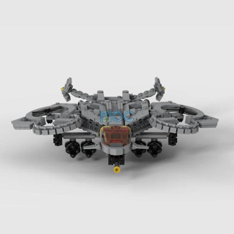 MOC Building Blocks Seawasp Plane Fighter 740PCS Set Building Bricks MOC - ToylandEU