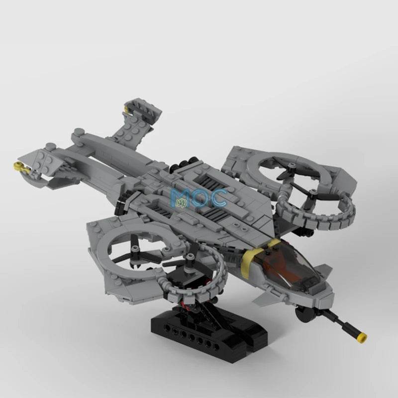 MOC Building Blocks Seawasp Plane Fighter 740PCS Set Building Bricks MOC - ToylandEU