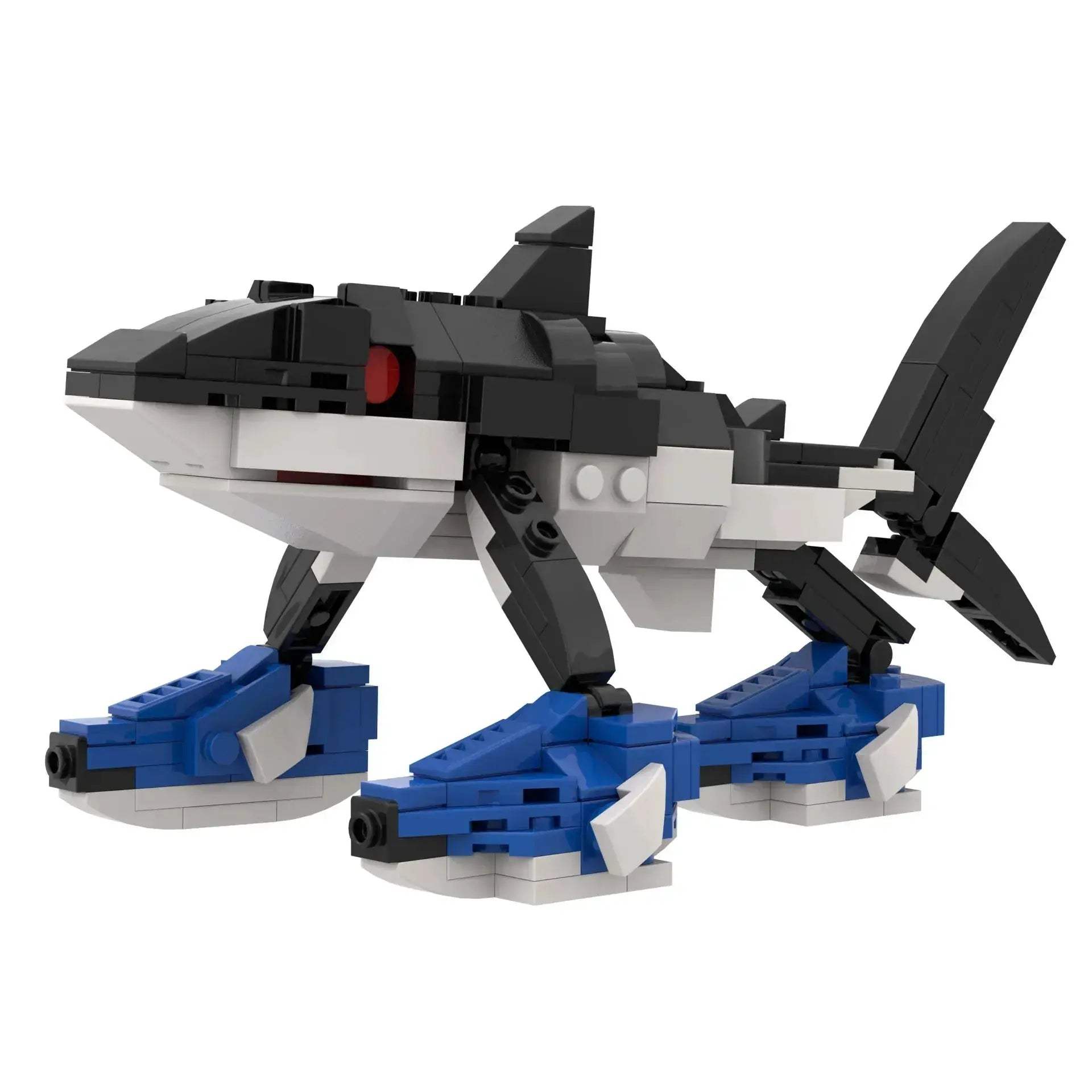 MOC Building Blocks Shark Set 225 Pieces for Creative Play Gift - ToylandEU