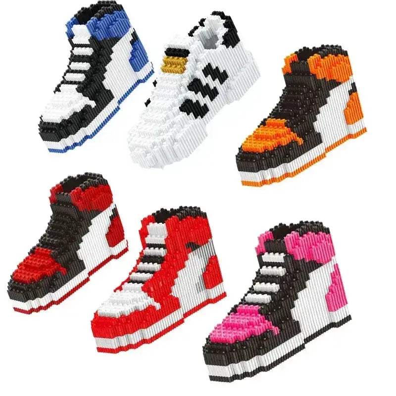MOC Building Blocks Shoe Puzzle For Kids DIY Brick Toy Gift - ToylandEU
