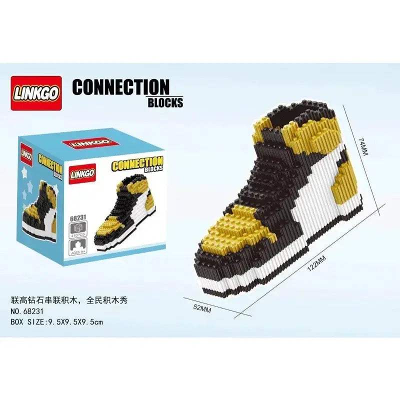 MOC Building Blocks Shoe Puzzle For Kids DIY Brick Toy Gift - ToylandEU