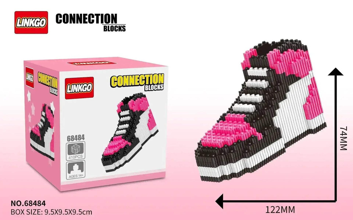 MOC Building Blocks Shoe Puzzle For Kids DIY Brick Toy Gift - ToylandEU
