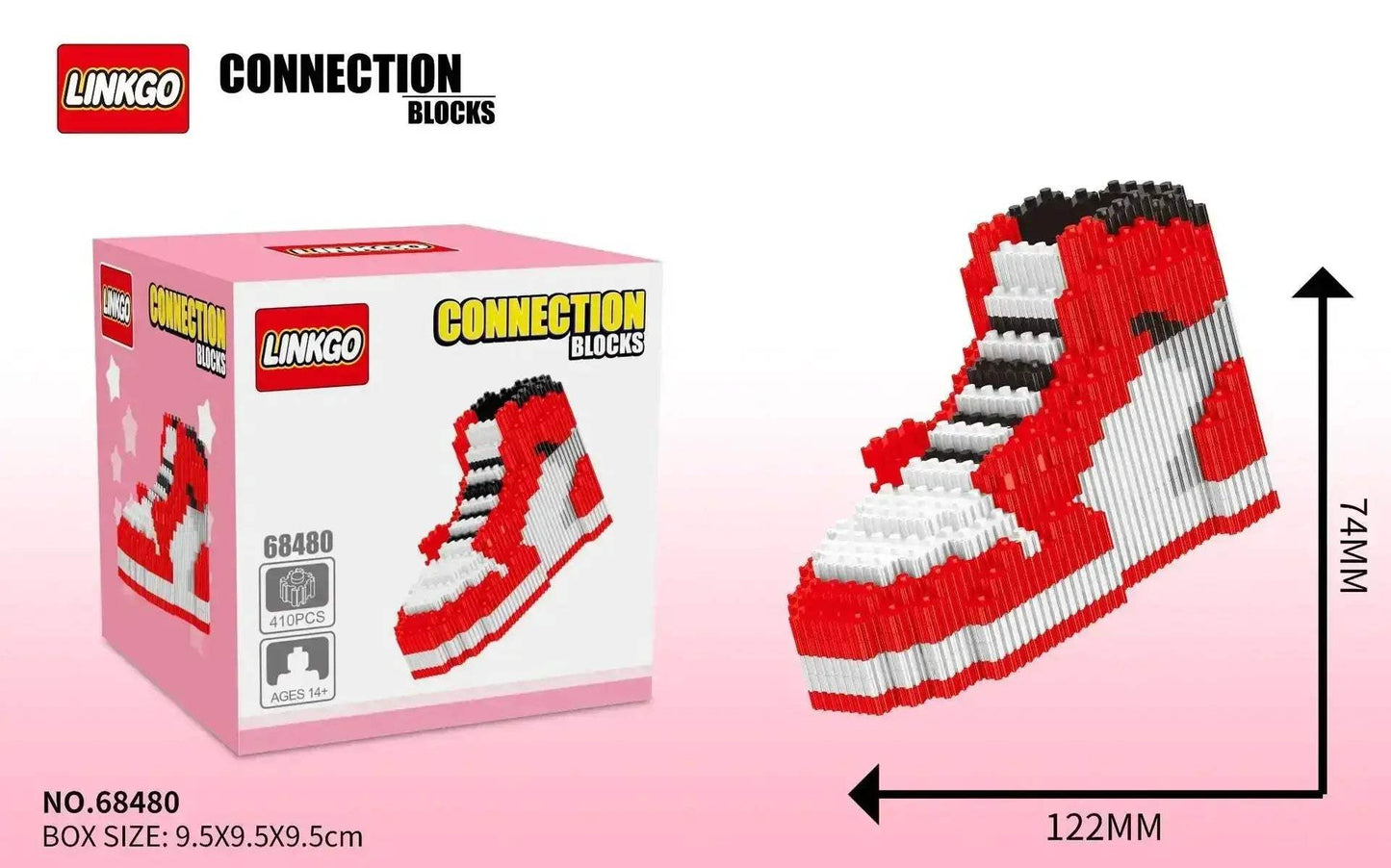 MOC Building Blocks Shoe Puzzle For Kids DIY Brick Toy Gift - ToylandEU