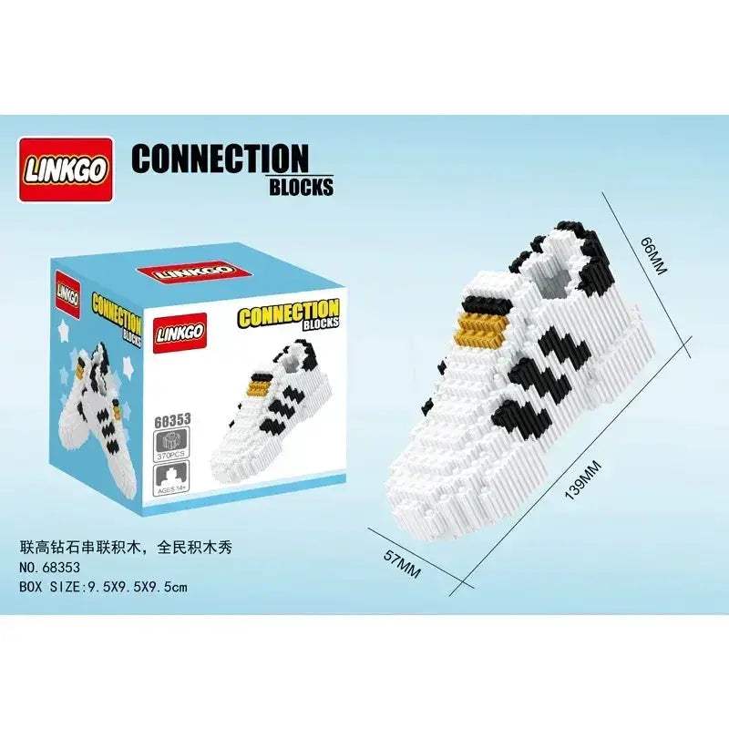 MOC Building Blocks Shoe Puzzle For Kids DIY Brick Toy Gift - ToylandEU