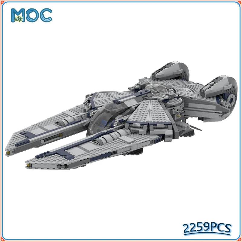 MOC Building Blocks Space Battleship YT-985 2259PCS Model Building Bricks MOC - ToylandEU