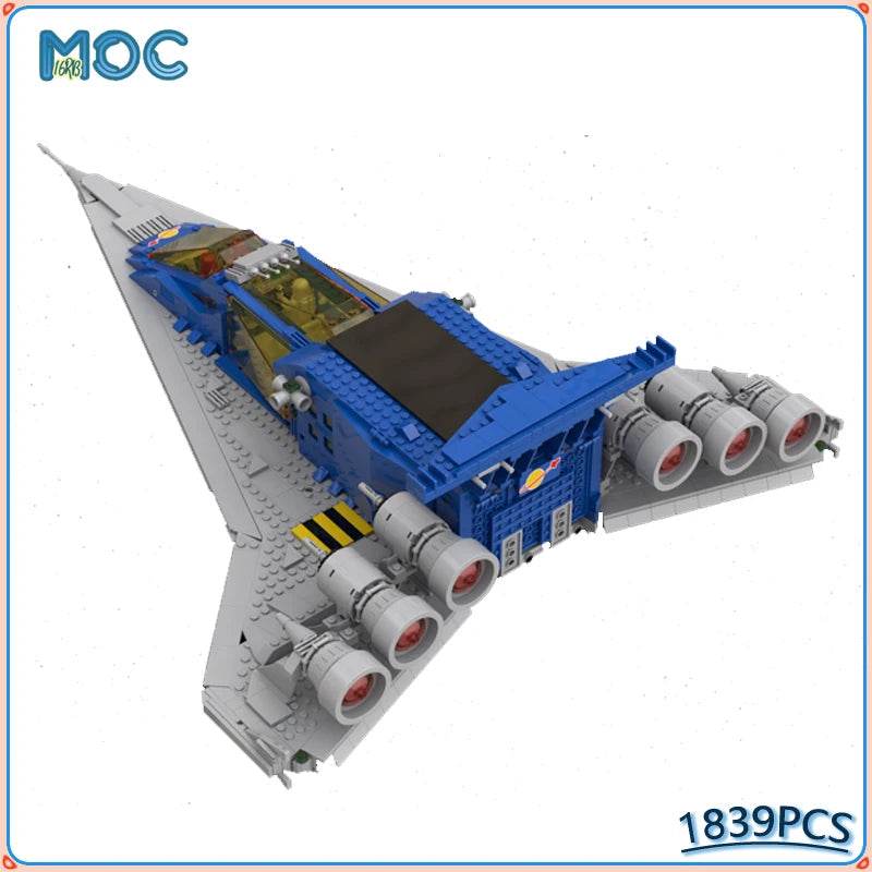MOC Building Blocks Space Galaxy Transporter Explorer Model Building Bricks MOC - ToylandEU