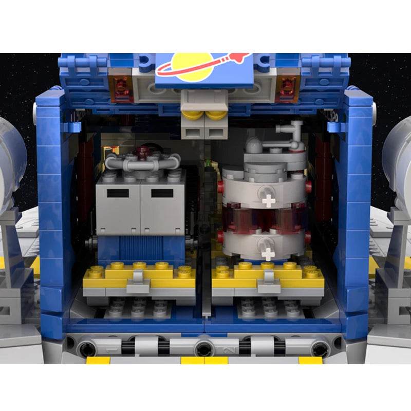 MOC Building Blocks Space Galaxy Transporter Explorer Model Building Bricks MOC - ToylandEU