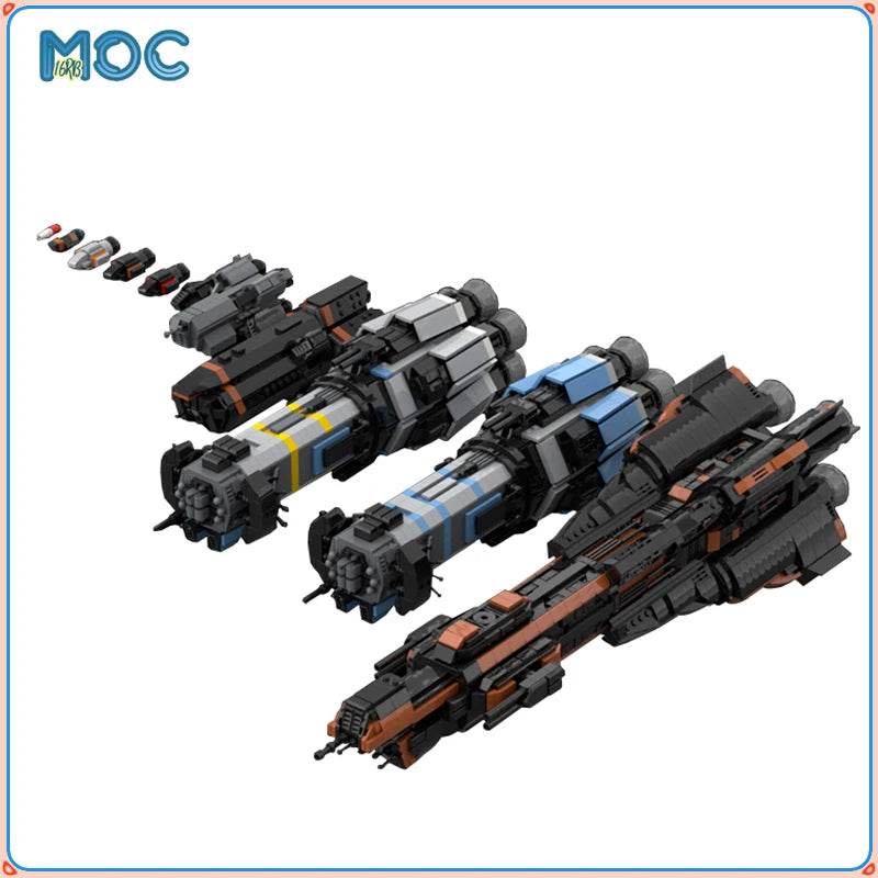 MOC Building Blocks Spaceship UNN Thomas Prince Model Bricks Building Bricks MOC - ToylandEU