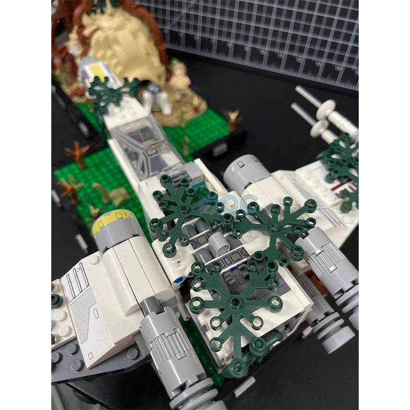 MOC Building Blocks Training Scene Wing Sunk in The Lake Set 2095PCS Building Bricks MOC - ToylandEU