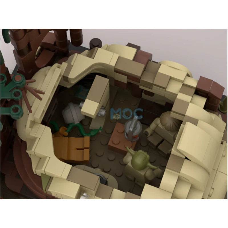 MOC Building Blocks Training Scene Wing Sunk in The Lake Set 2095PCS Building Bricks MOC - ToylandEU