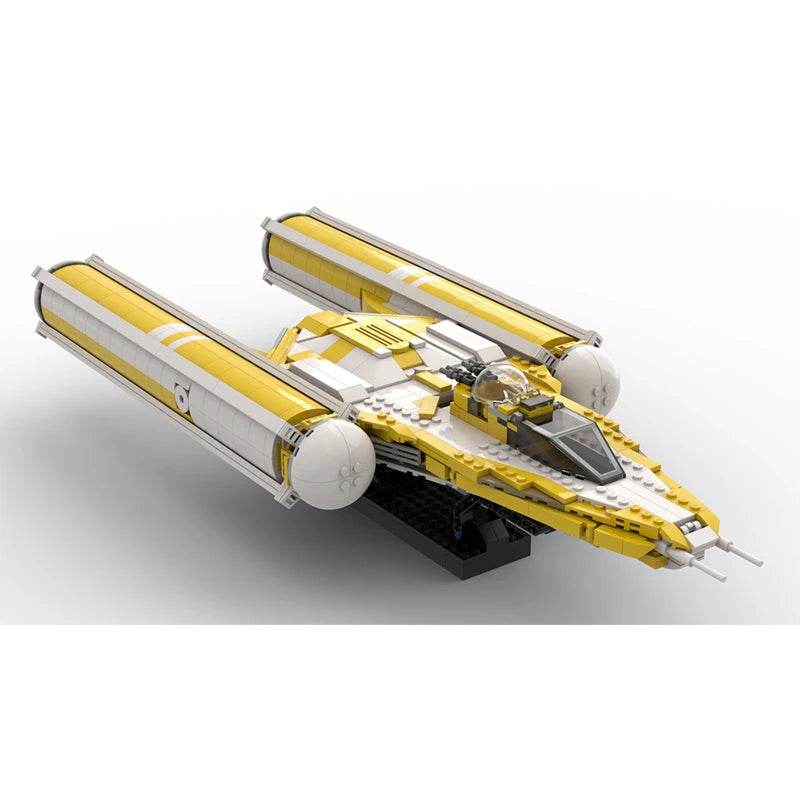 MOC Building Blocks Wing Bomber Yellow Fighter Starfighter 1125PCS Building Bricks MOC - ToylandEU