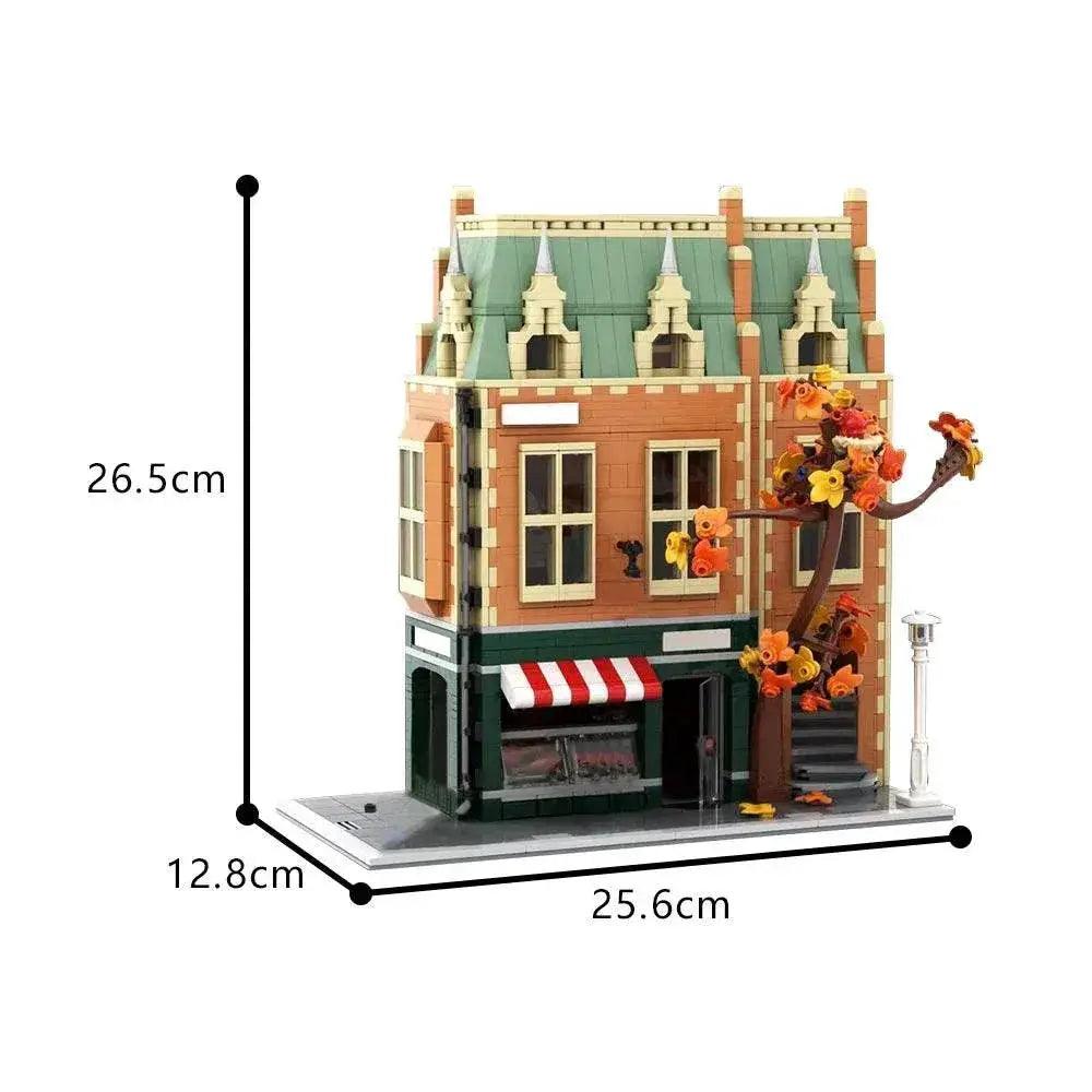  MOC Butcher Store Model Building Block Victorian Style Gift Building Bricks MOC -  ToylandEU™