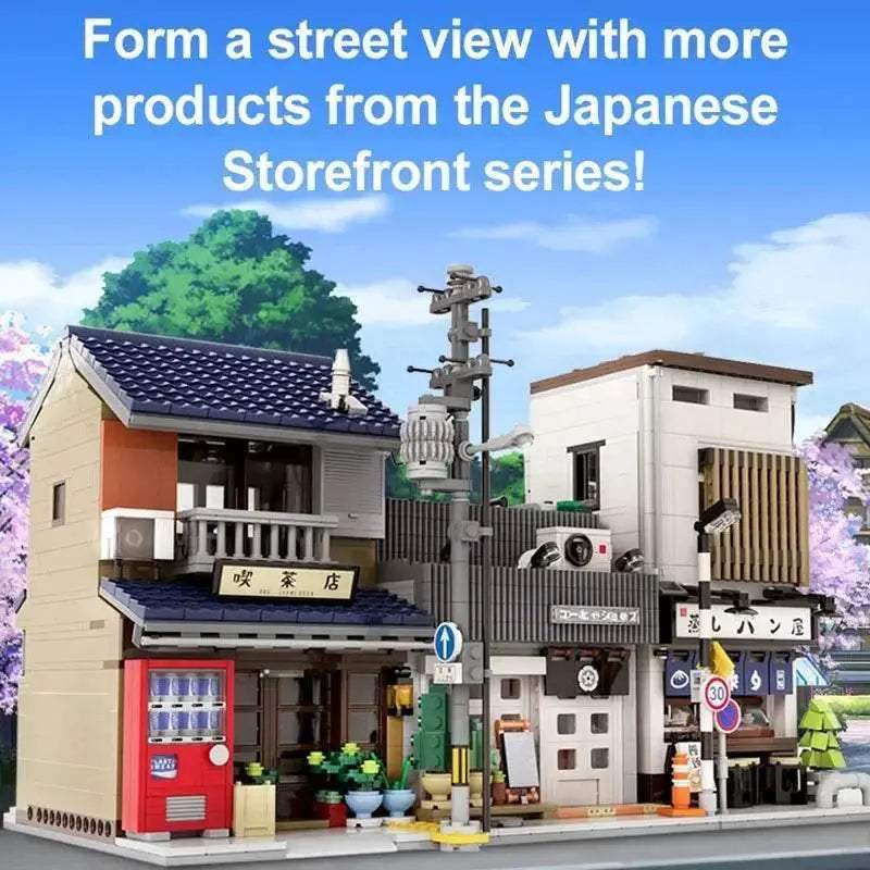 Cada LED City Japanese Street View Bricks Shop Building Blocks - ToylandEU