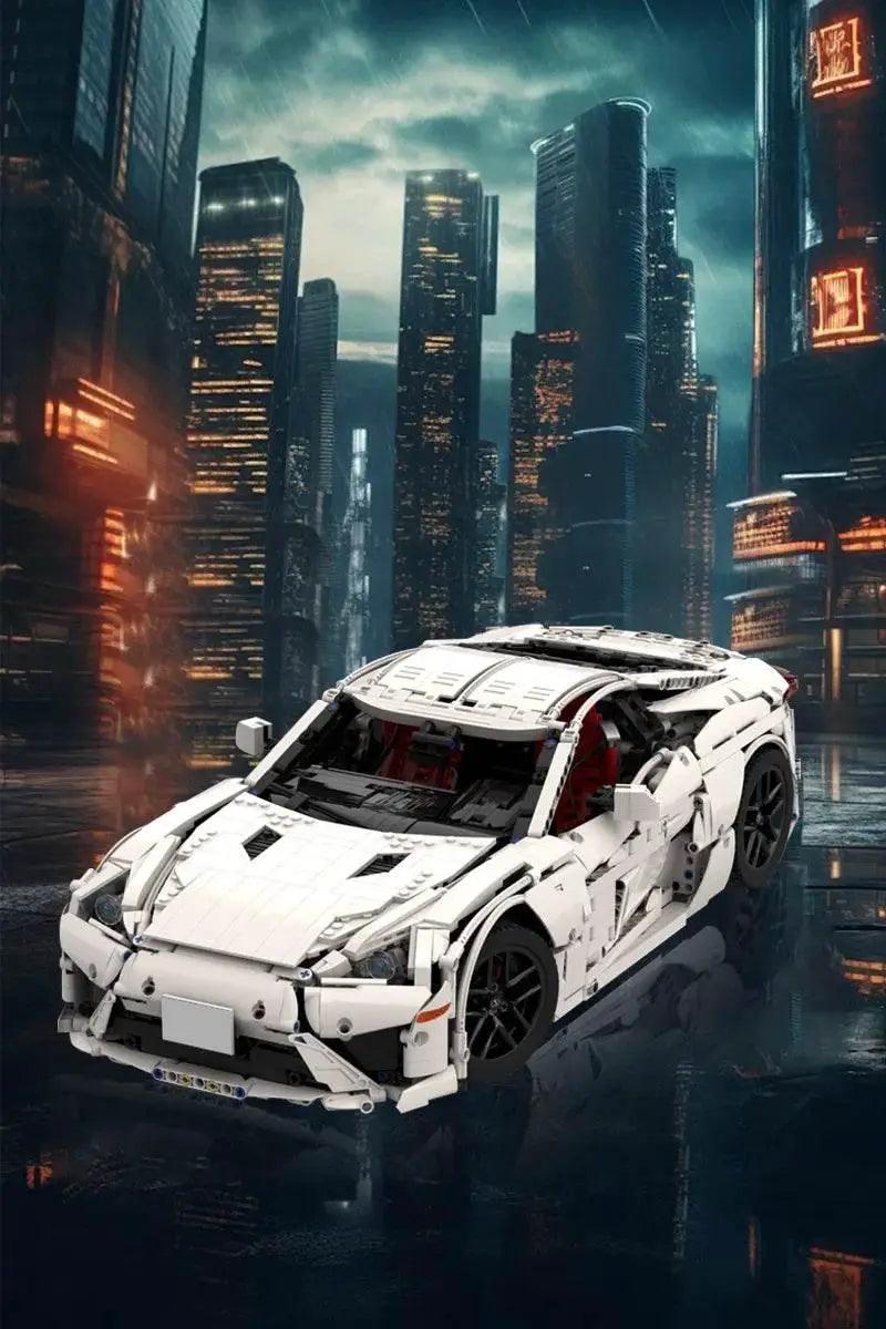  MOC Car Lexused LFA 1:8 Model Building Block Supercar Building Bricks MOC -  ToylandEU™