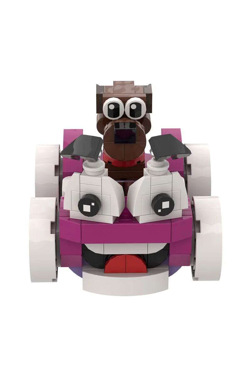 MOC Cars Movie Putt-Putt and Pep Model Building Blocks Building Bricks MOC - ToylandEU