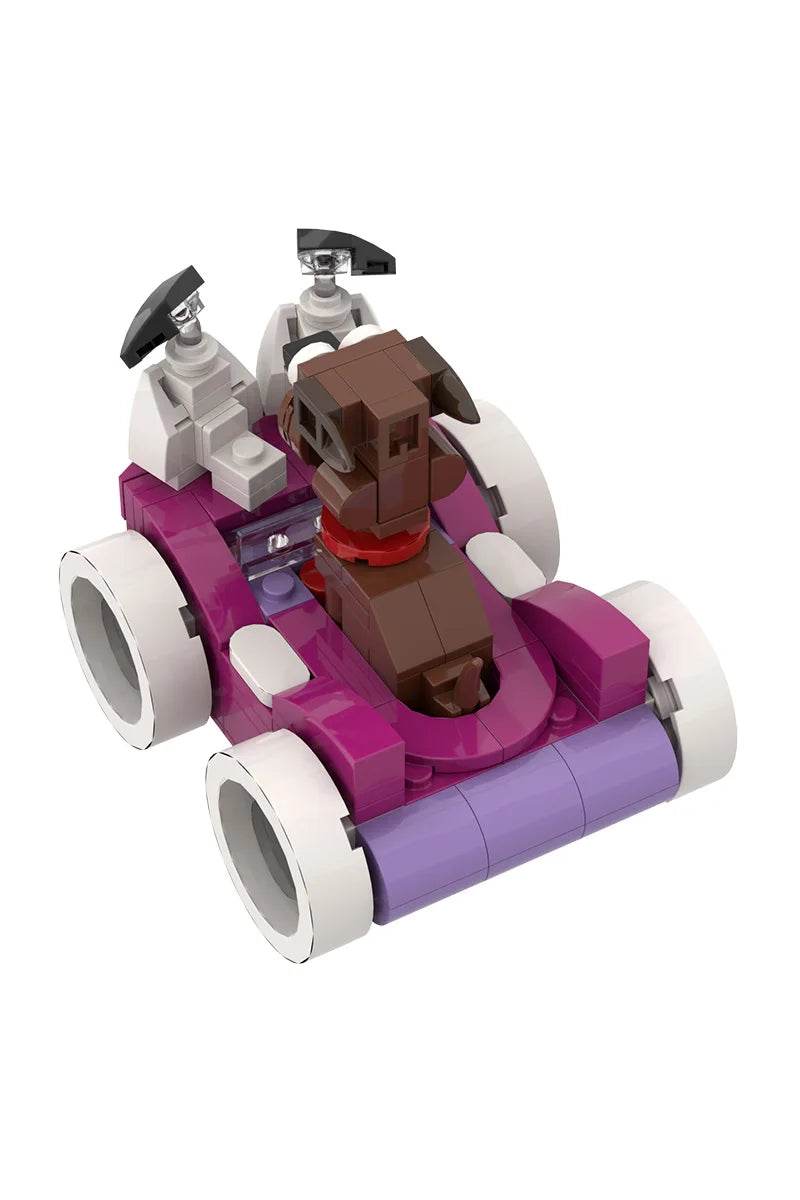 MOC Cars Movie Putt-Putt and Pep Model Building Blocks Building Bricks MOC - ToylandEU