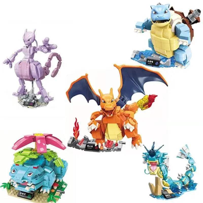 Charizard Mewtwo Bulbasaur Building Blocks Kids Toy - ToylandEU