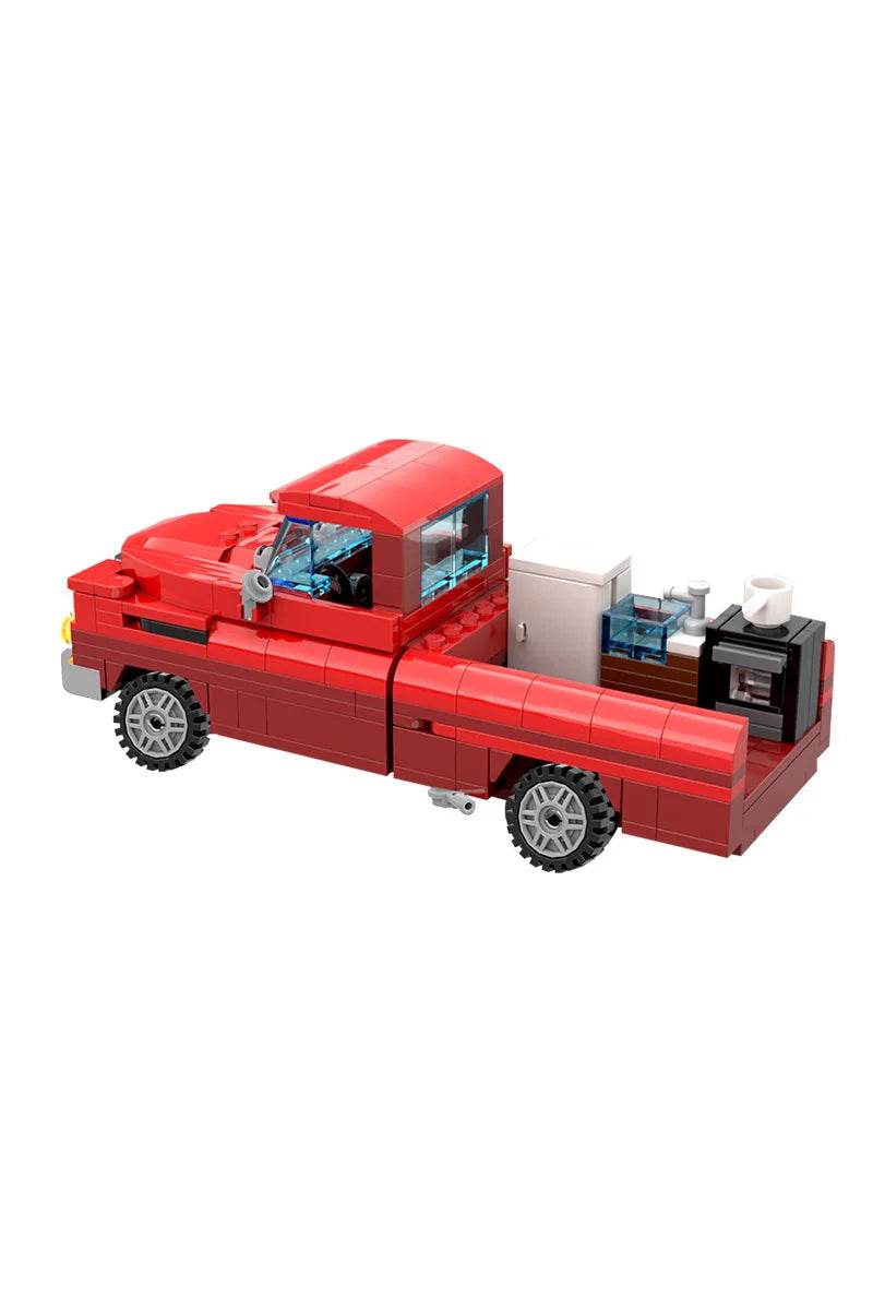 MOC Chevrolet Apache Food Truck Model Building Blocks Toys Building Bricks MOC - ToylandEU