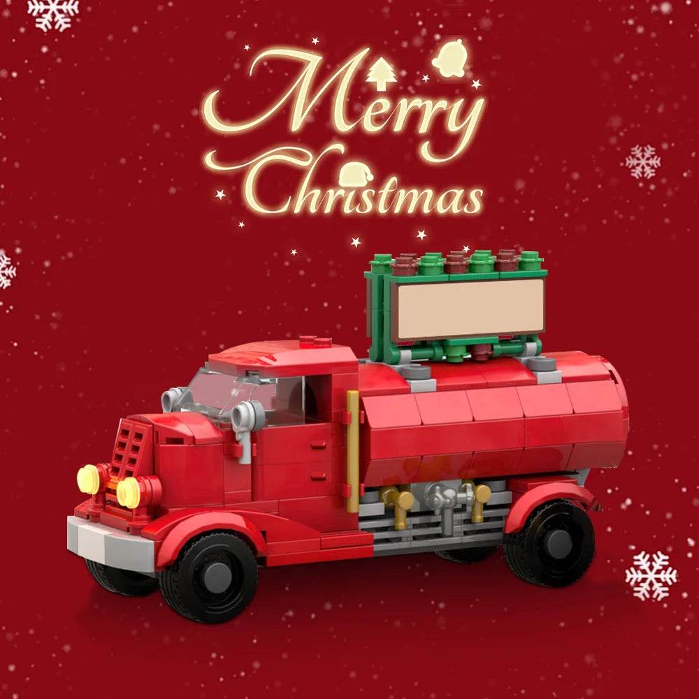 MOC Christmas Hot Cocoa Truck Model Building Blocks DIY Toys Building Bricks MOC - ToylandEU