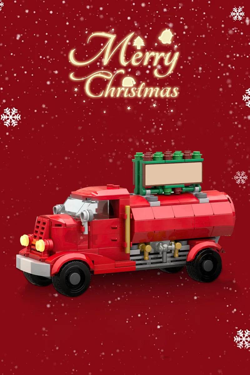 MOC Christmas Hot Cocoa Truck Model Building Blocks DIY Toys Building Bricks MOC - ToylandEU