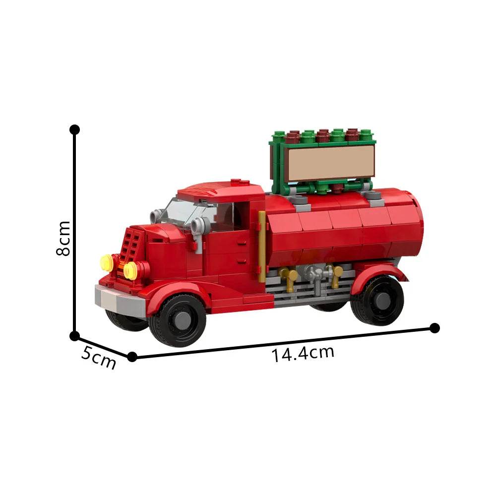 MOC Christmas Hot Cocoa Truck Model Building Blocks DIY Toys Building Bricks MOC - ToylandEU