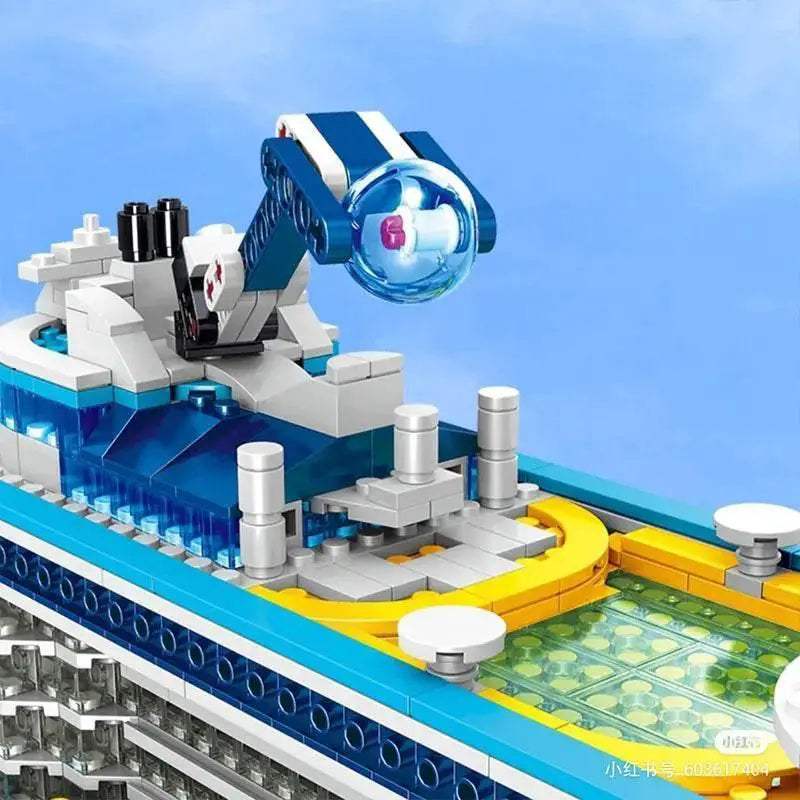 City 2428Pcs Cruise Liner Ship Mini Model Building Blocks - ToylandEU