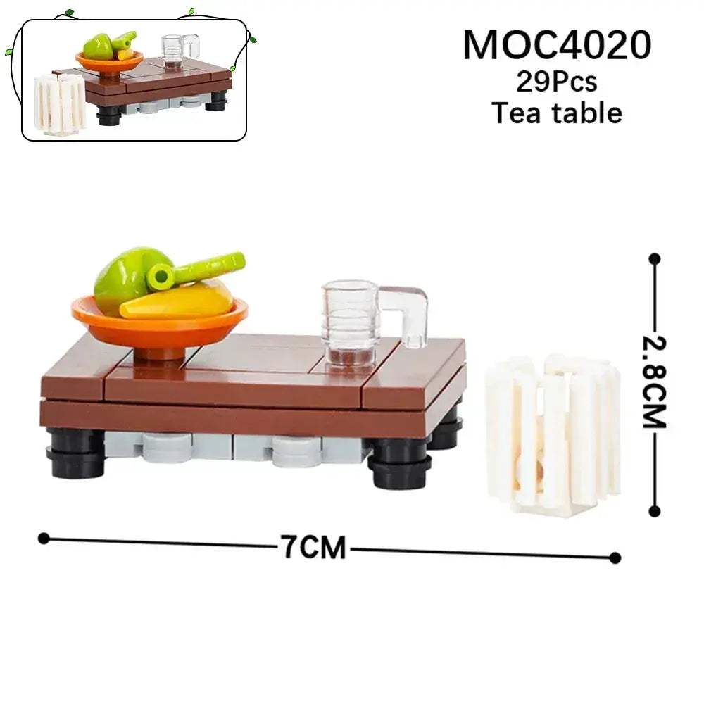 City Furniture Building Blocks Set For Kids DIY MOC Toys - ToylandEU