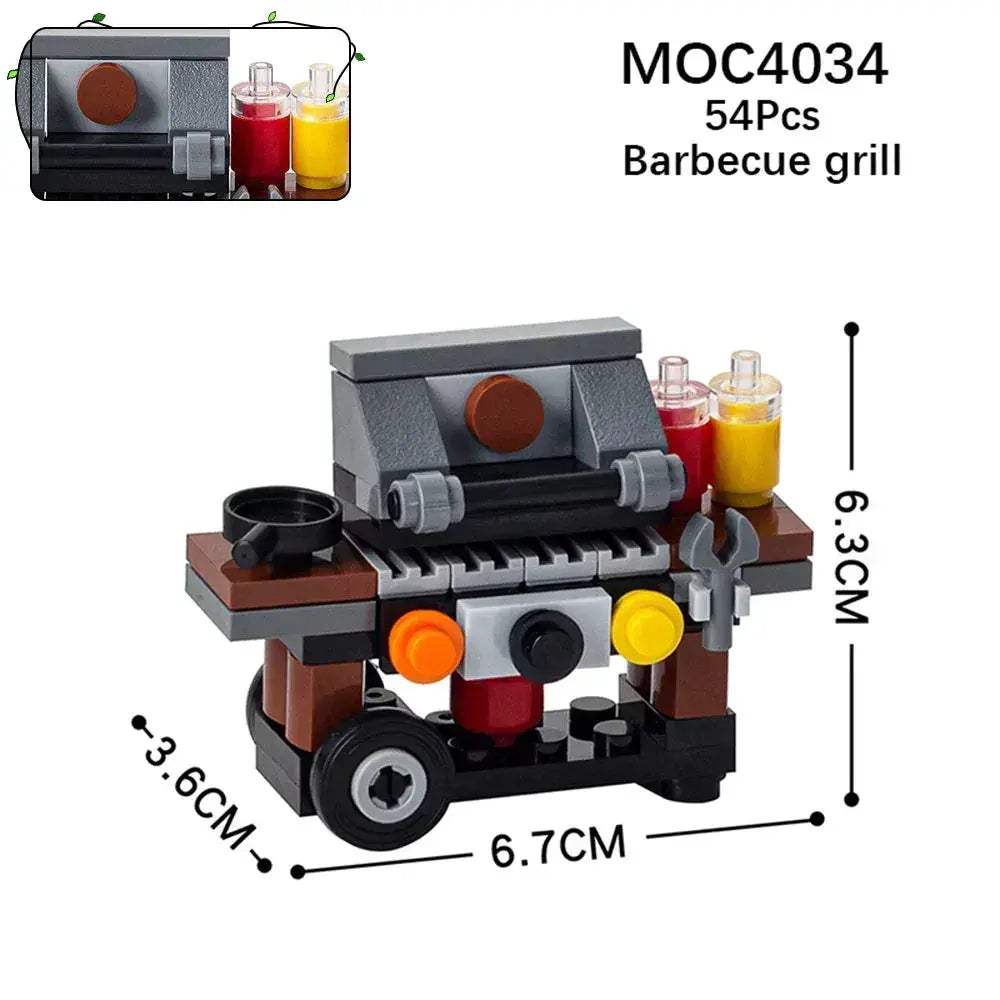 City Furniture Building Blocks Set For Kids DIY MOC Toys - ToylandEU